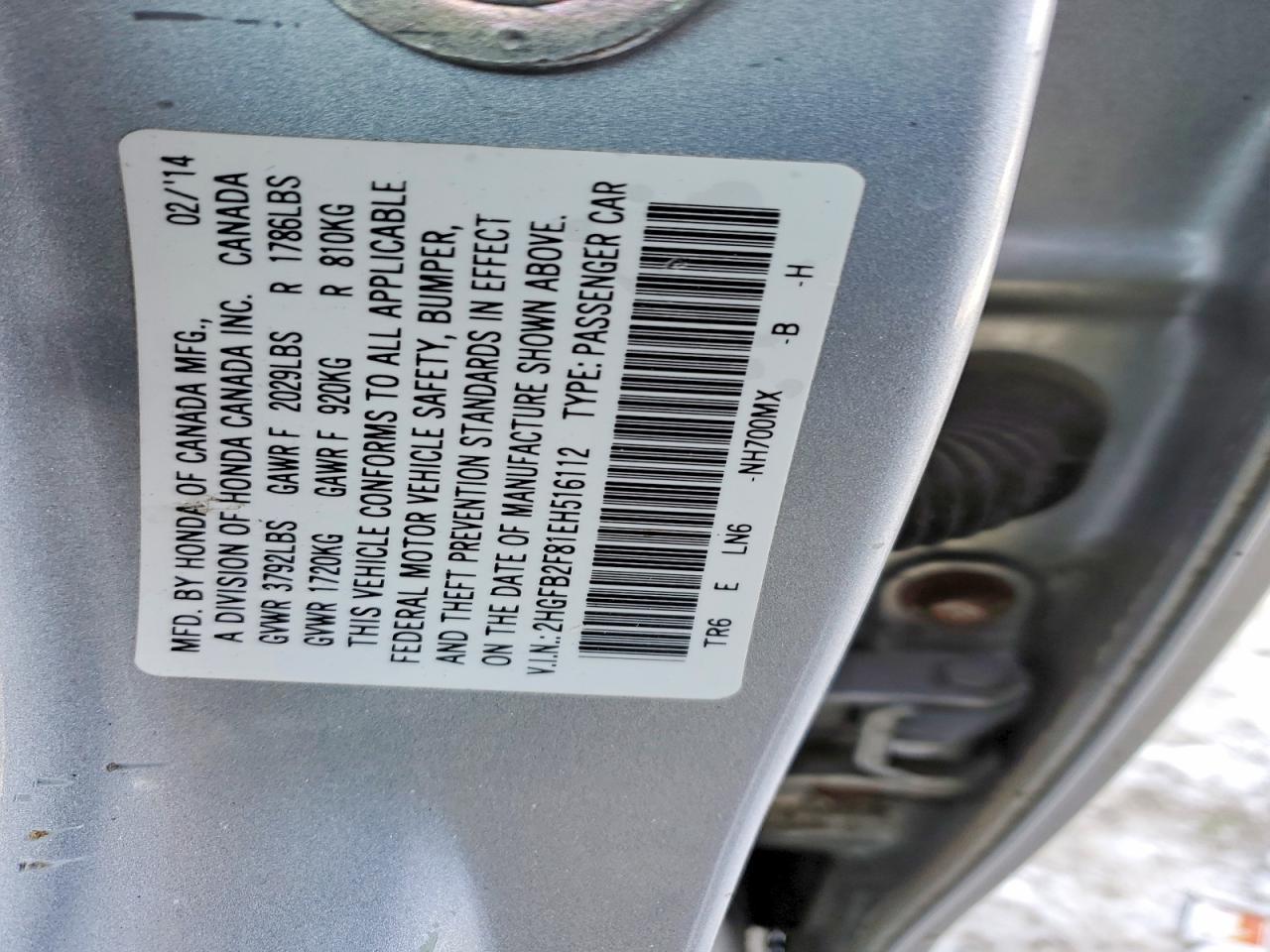 2014 Honda Civic ex