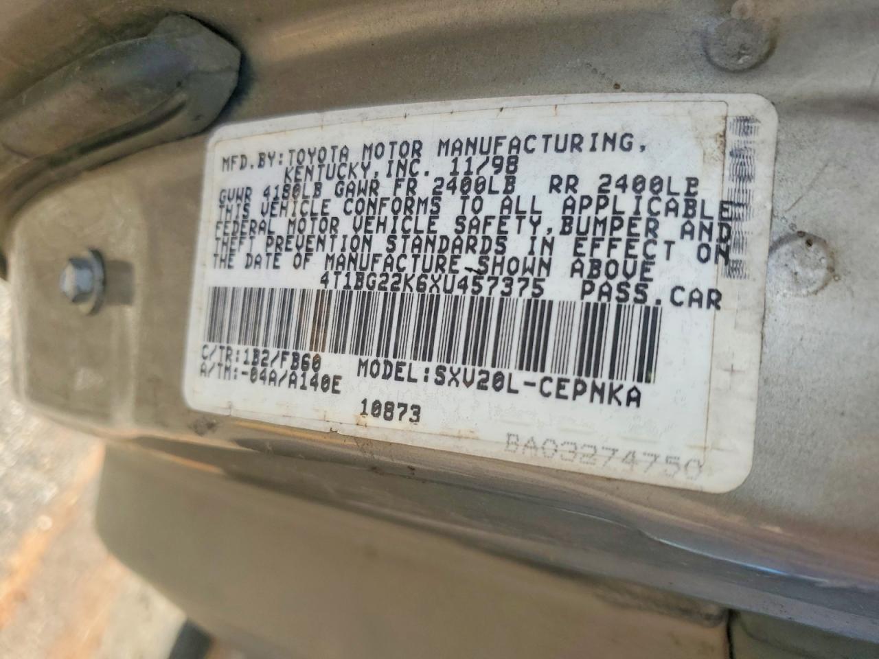 1999 Toyota Camry ce
