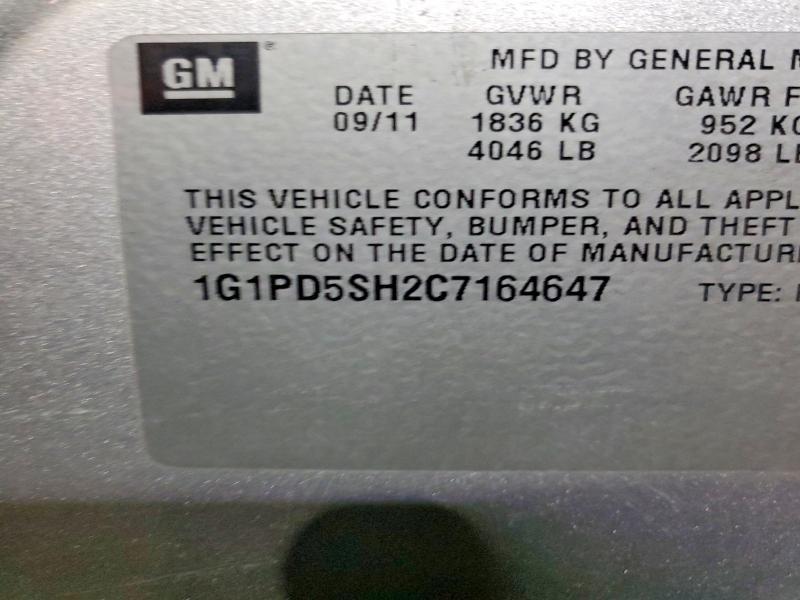 2012 Chevrolet Cruze ls