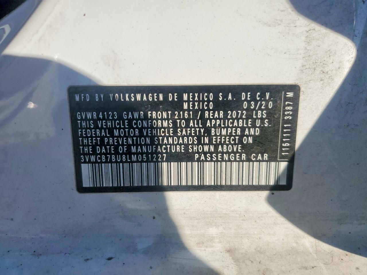 2020 Volkswagen Jetta s