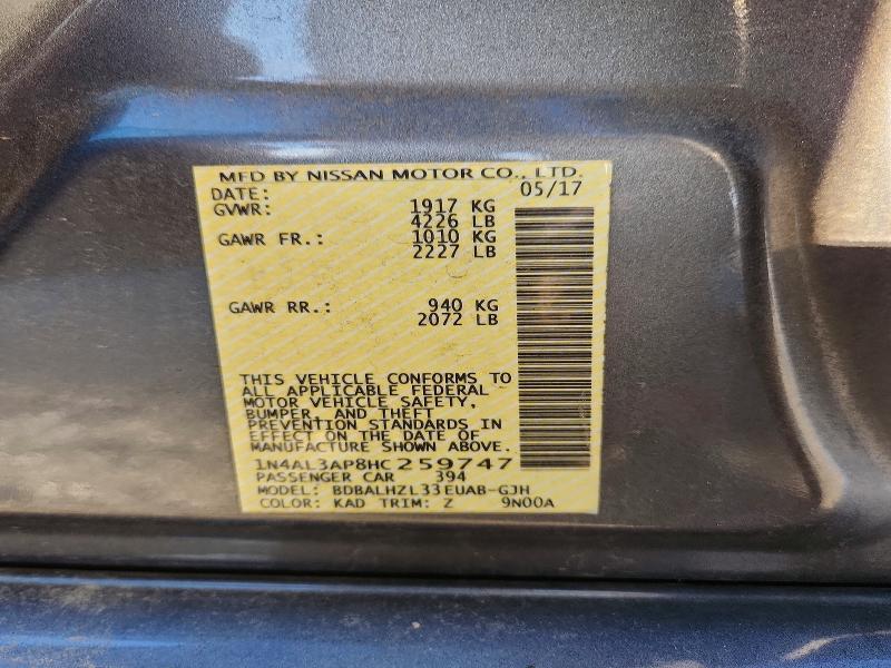 2017 Nissan Altima 2.5