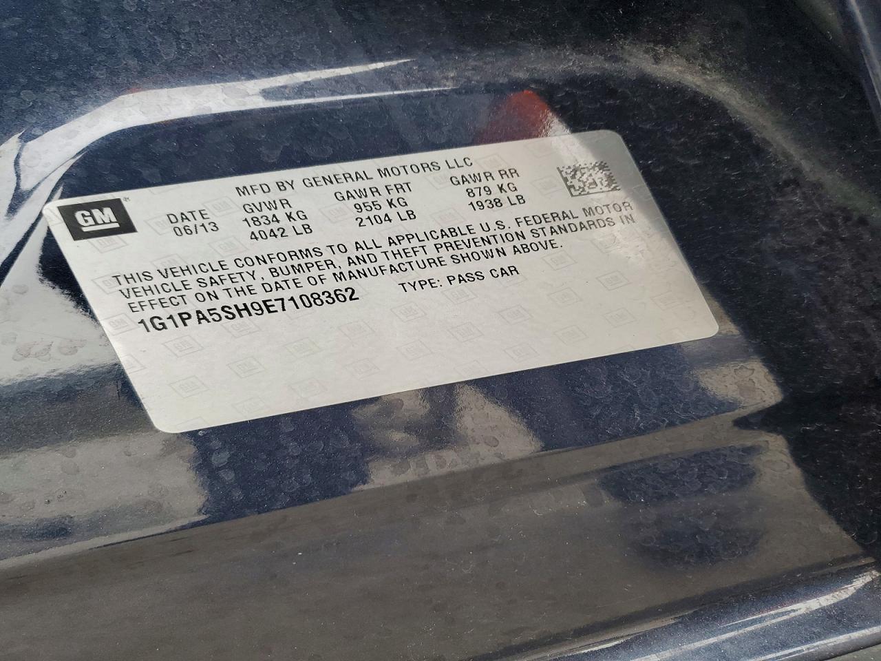 2014 Chevrolet Cruze ls