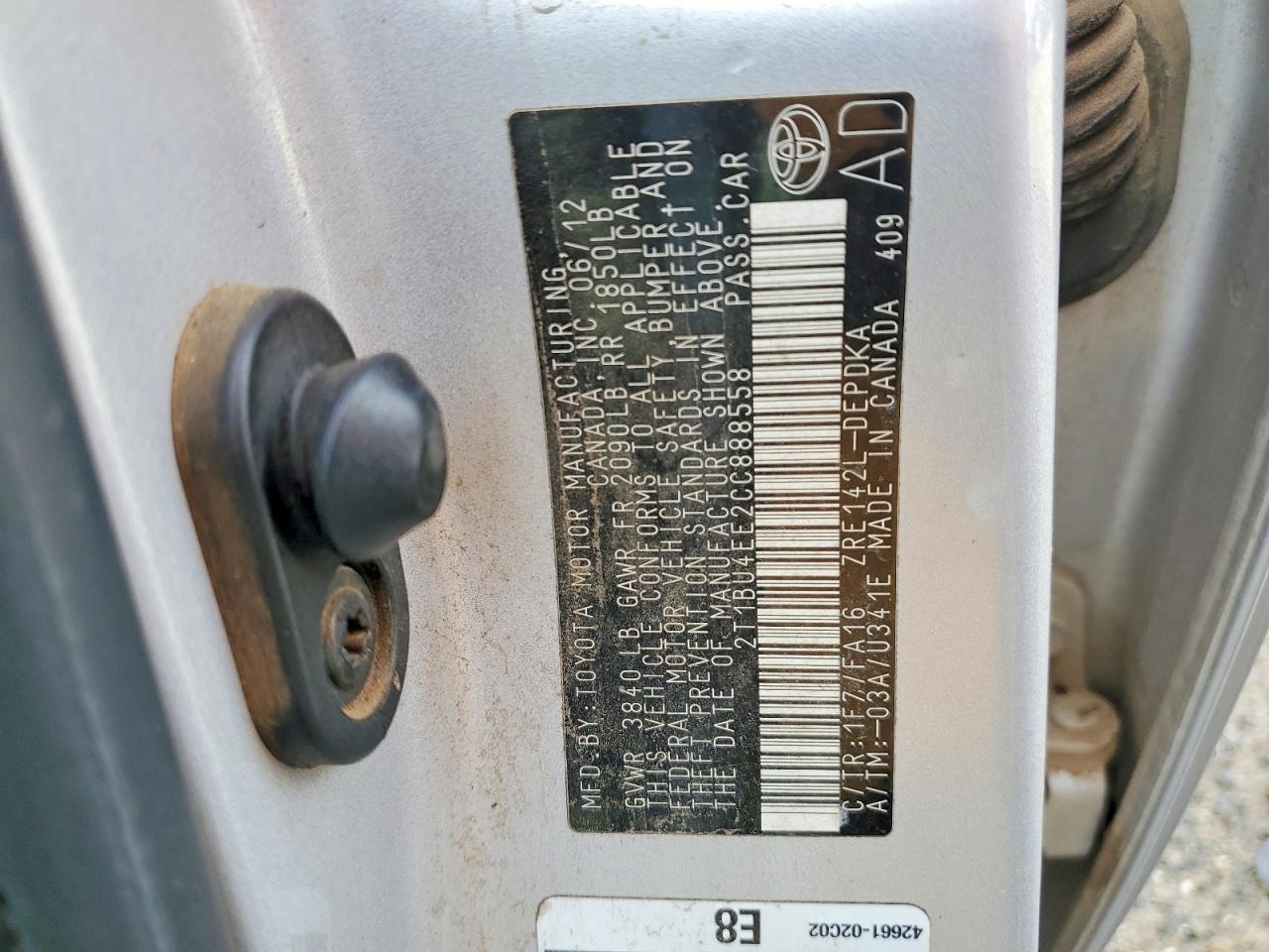 2011 Toyota Corolla Base