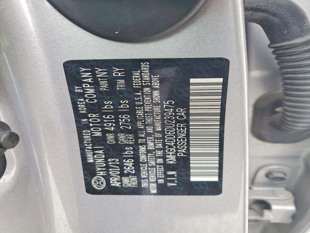 2013 Hyundai Genesis 3.8l