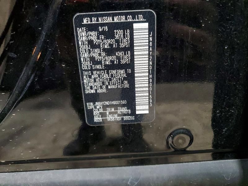 2017 Nissan Armada sl