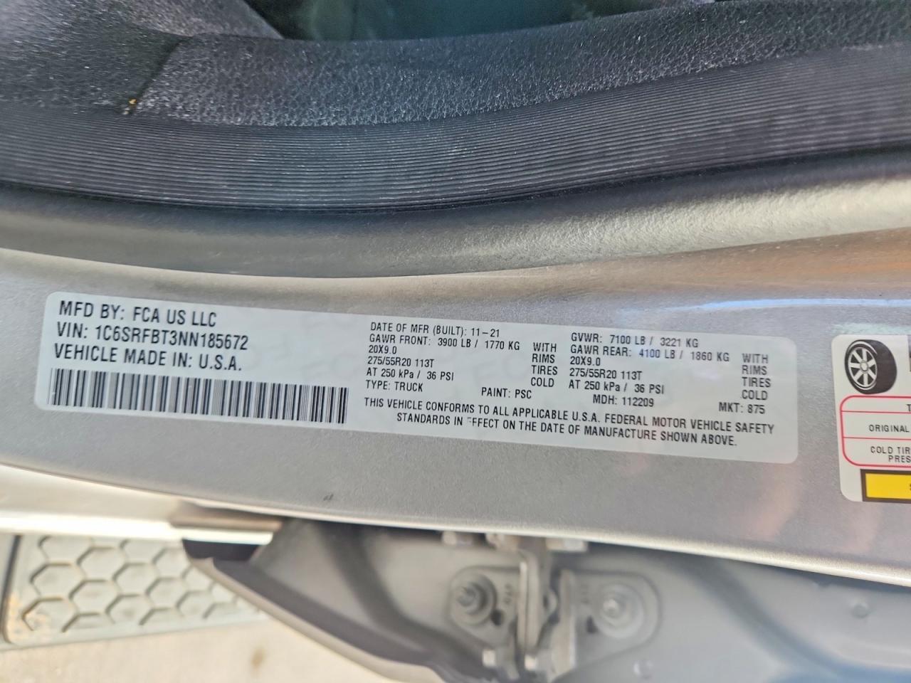 2022 Dodge Ram 1500 big Horn/lone Star