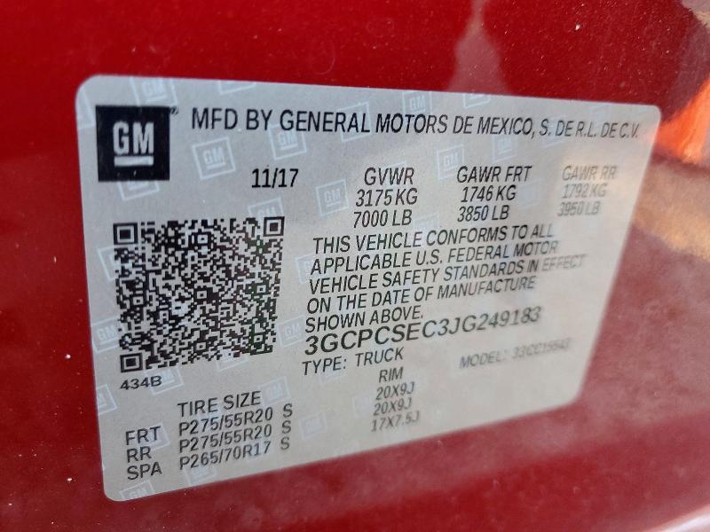 2018 Chevrolet Silverado C1500 ltz