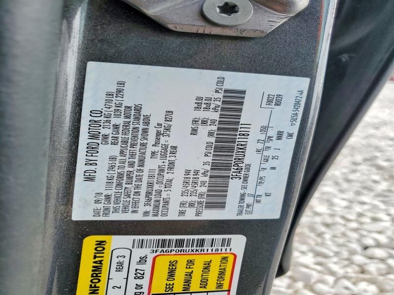 2019 Ford Fusion Titanium