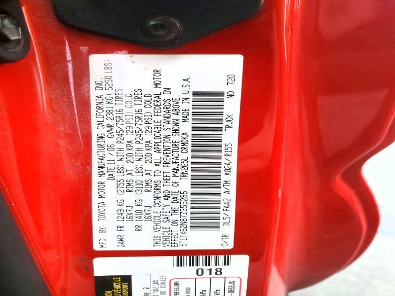 2007 Toyota Tacoma Prerunner Access cab