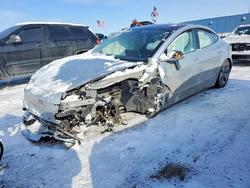 Tesla salvage cars for sale: 2018 Tesla Model 3