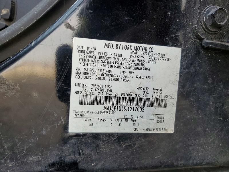 2018 Ford Ecosport se