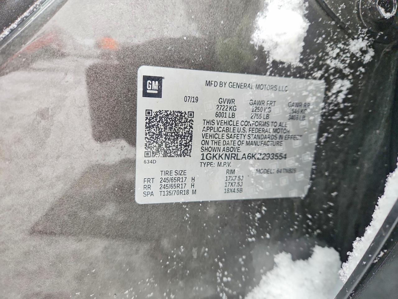 2019 GMC Acadia sle