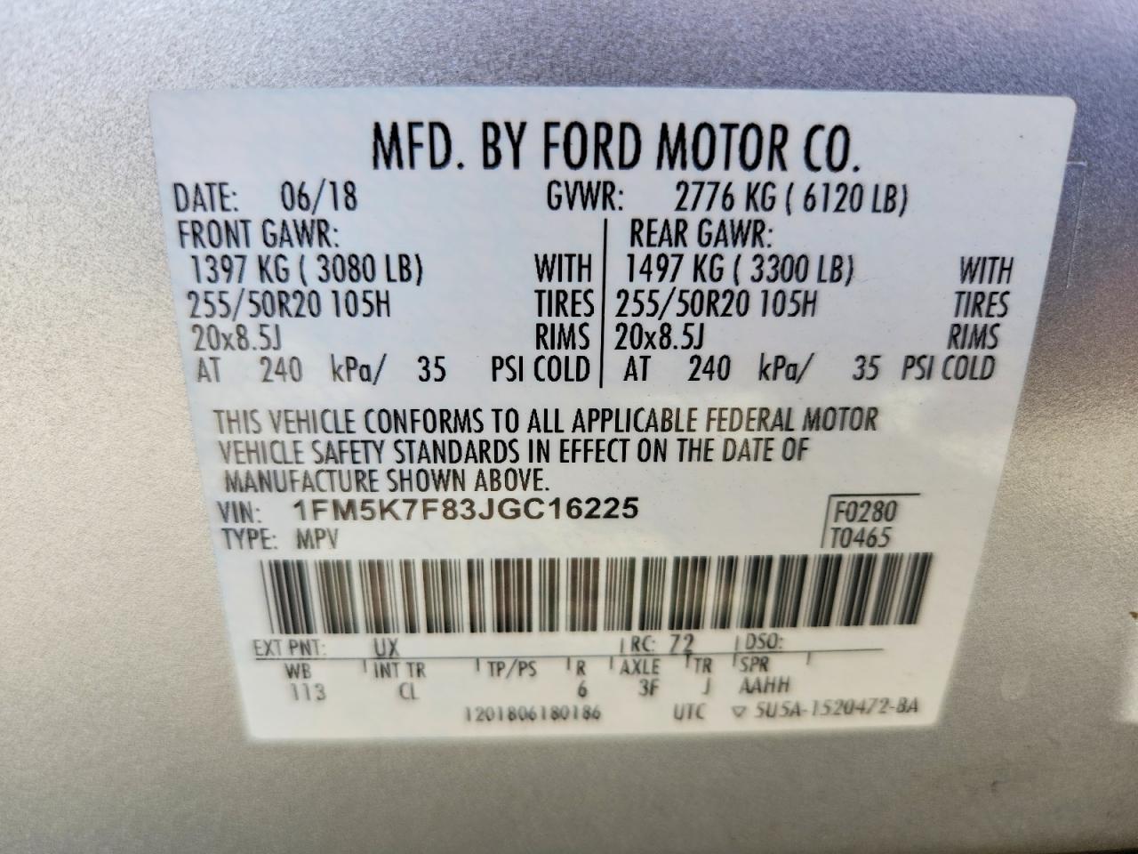 2018 Ford Explorer Limited