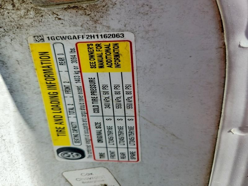 2017 Chevrolet Express G2500