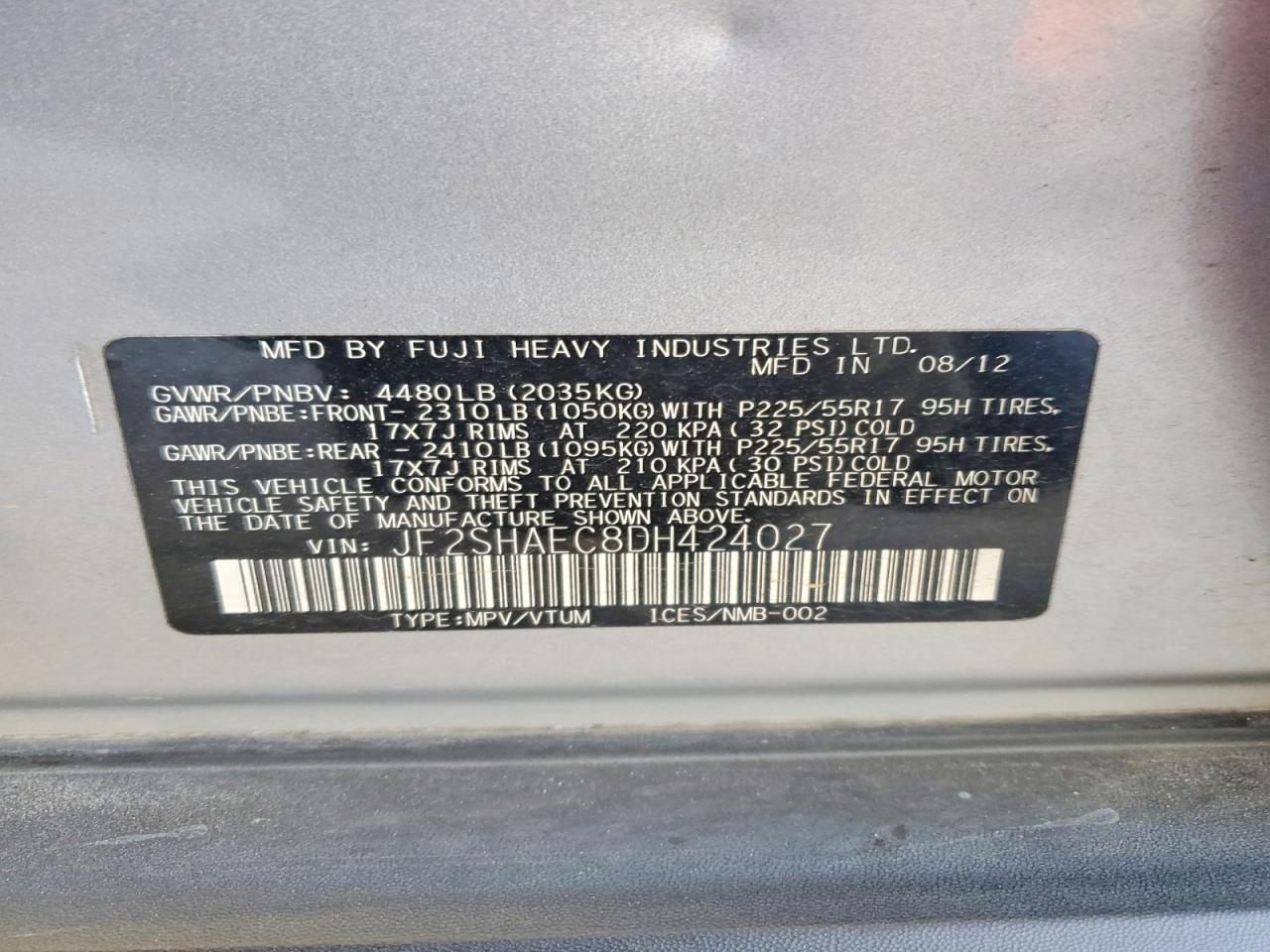 2013 Subaru Forester Limited