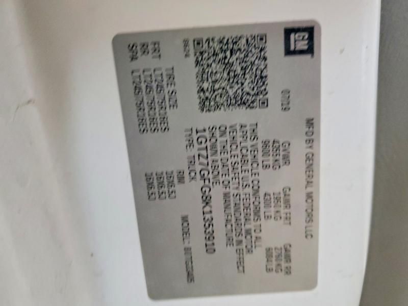 2019 GMC Savana G3500