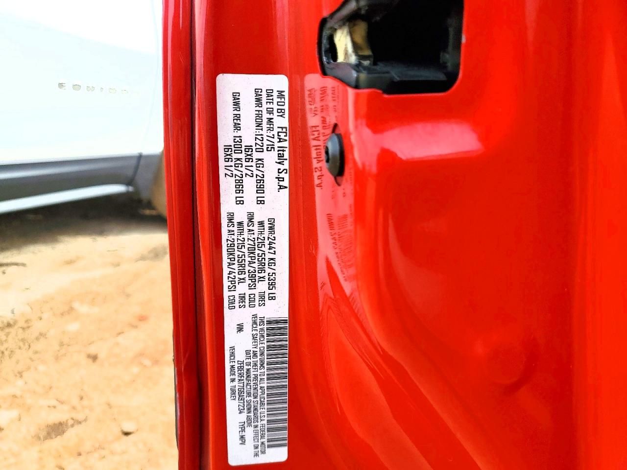 2016 Dodge Ram Promaster City Utility / Service van