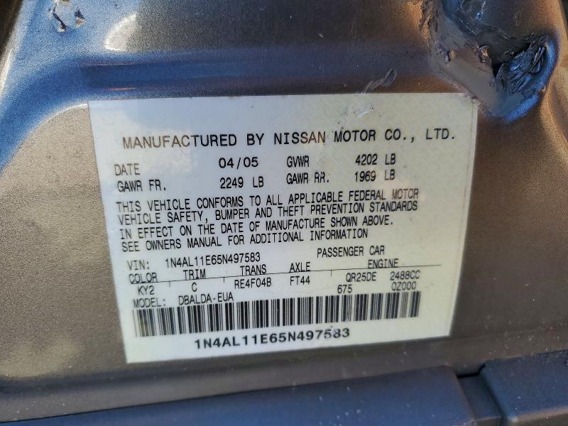 2005 Nissan Altima s