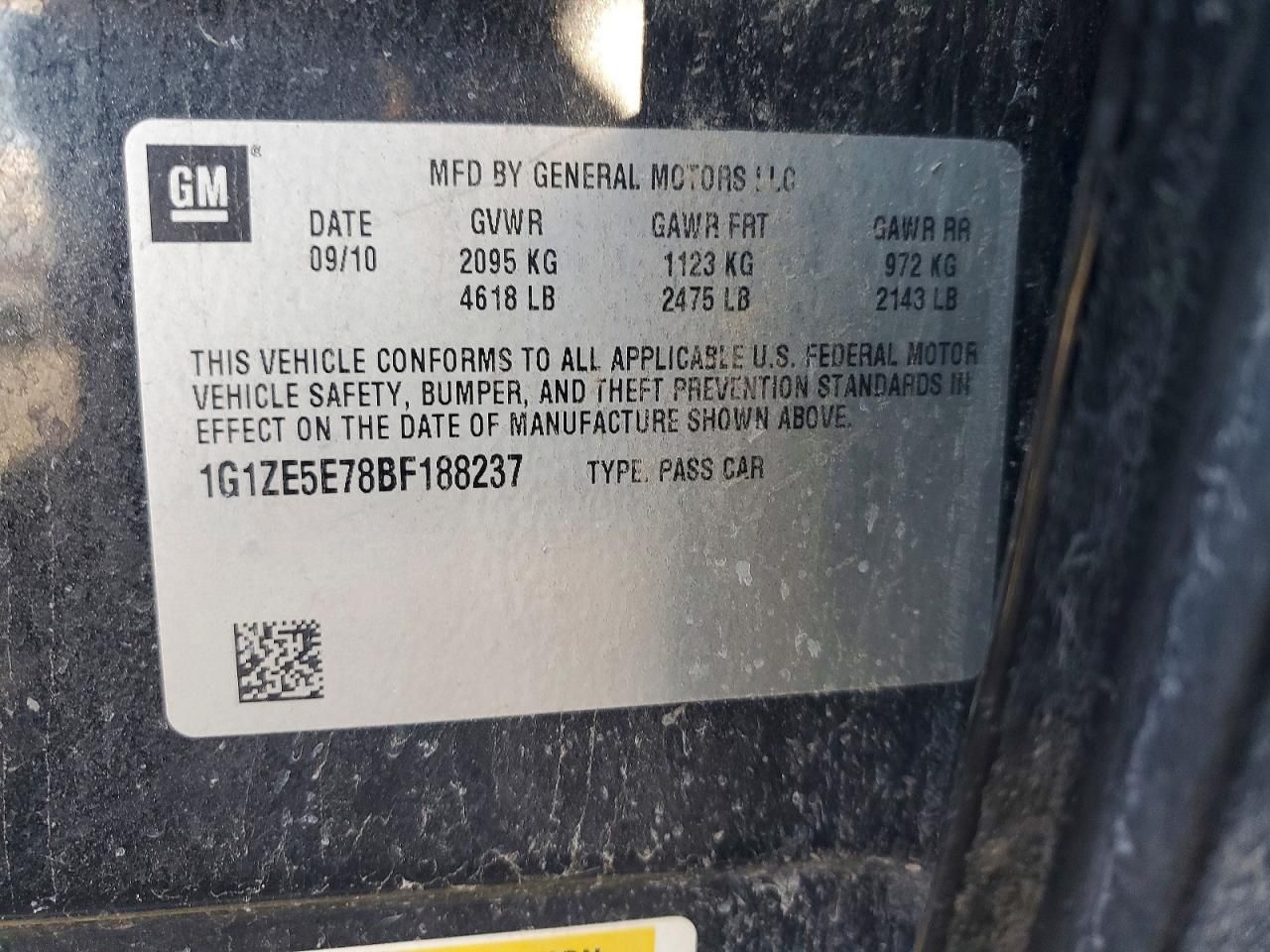 2011 Chevrolet Malibu ltz