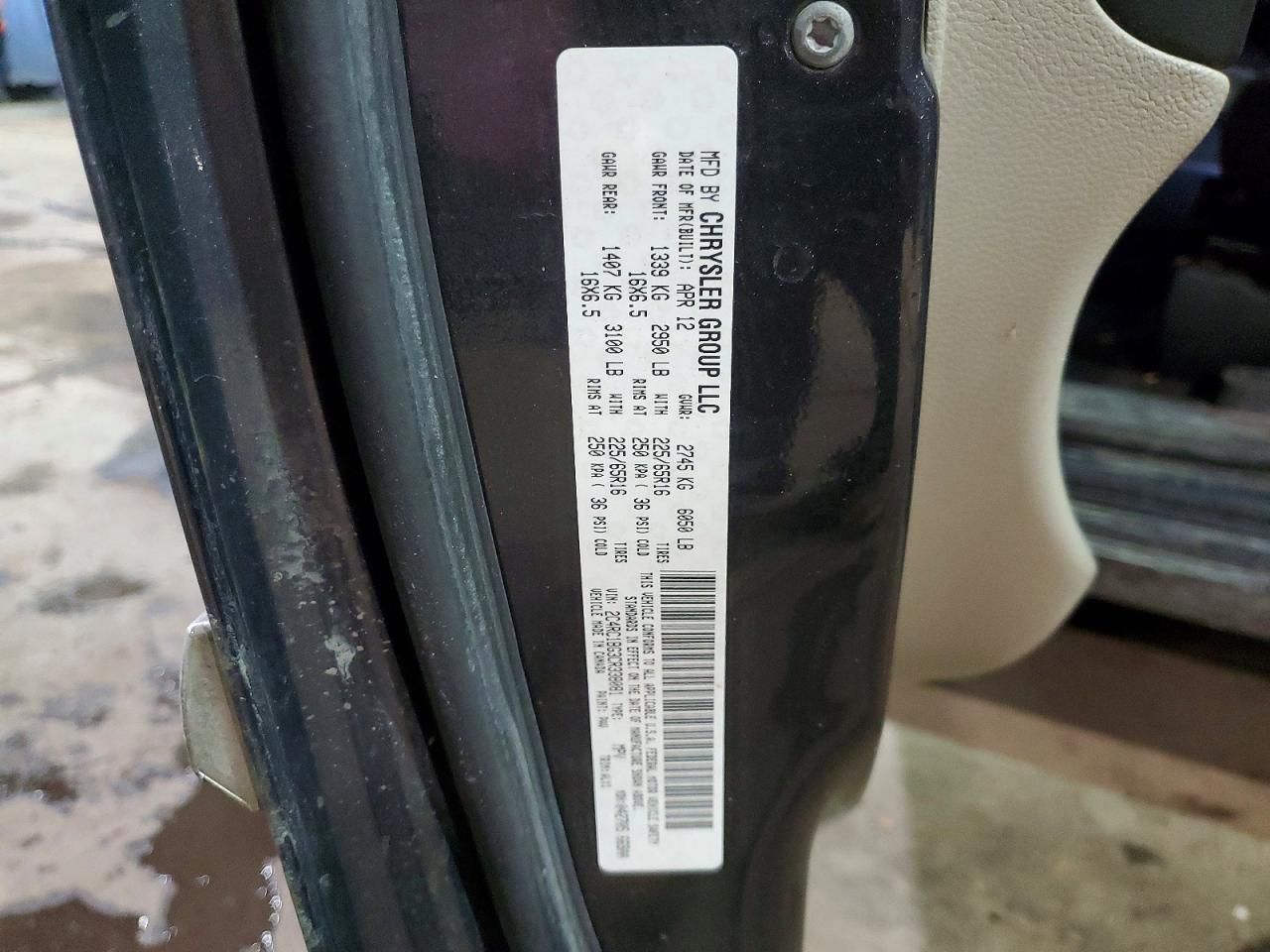 2012 Chrysler Town & Country Touring