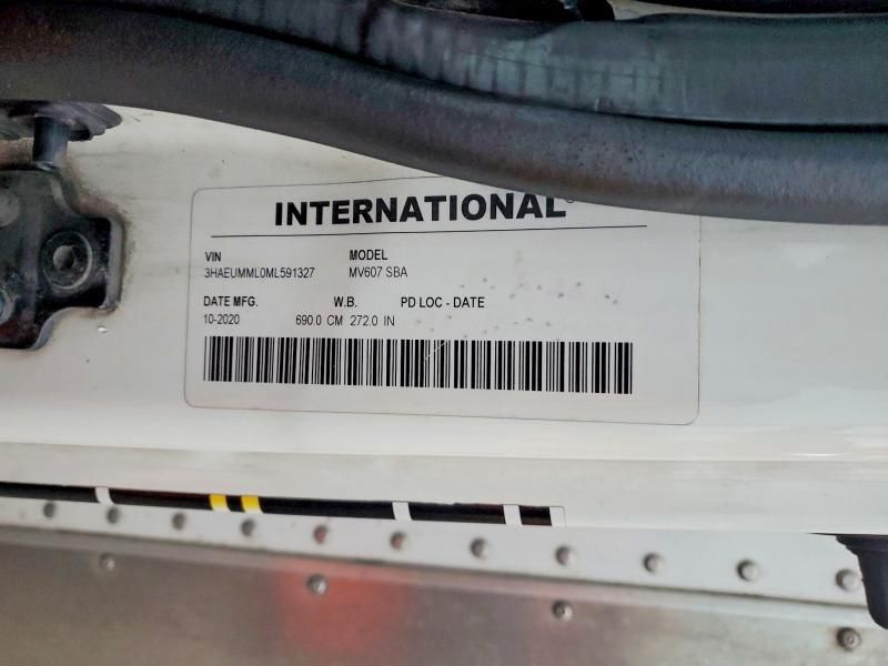 2021 International MV607 BOX Truck
