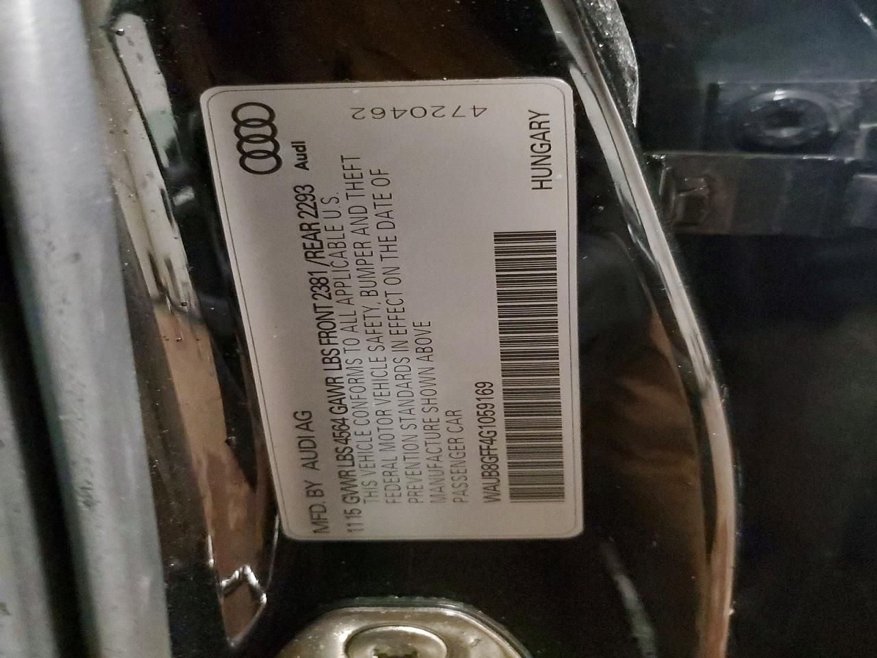 2016 Audi A3 Premium