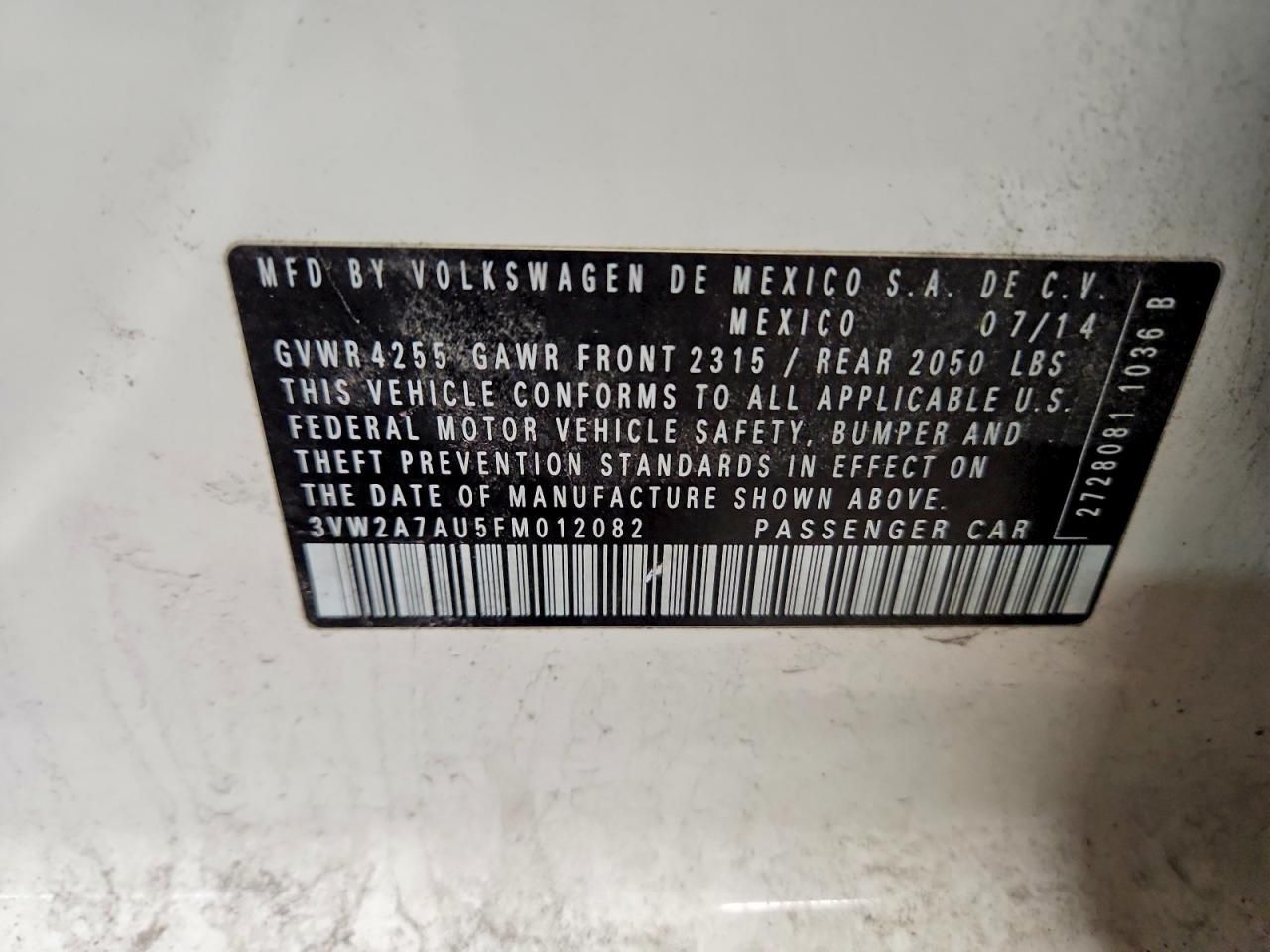 2015 Volkswagen Golf tdi