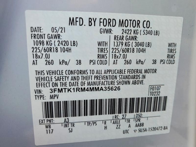 2021 Ford Mustang Mach-e Select