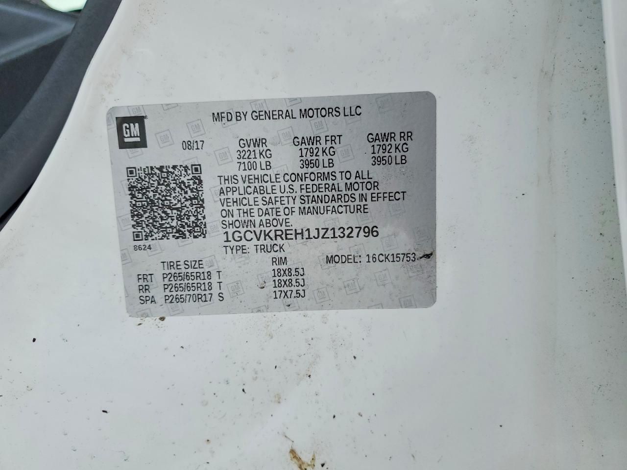 2018 Chevrolet Silverado K1500 lt