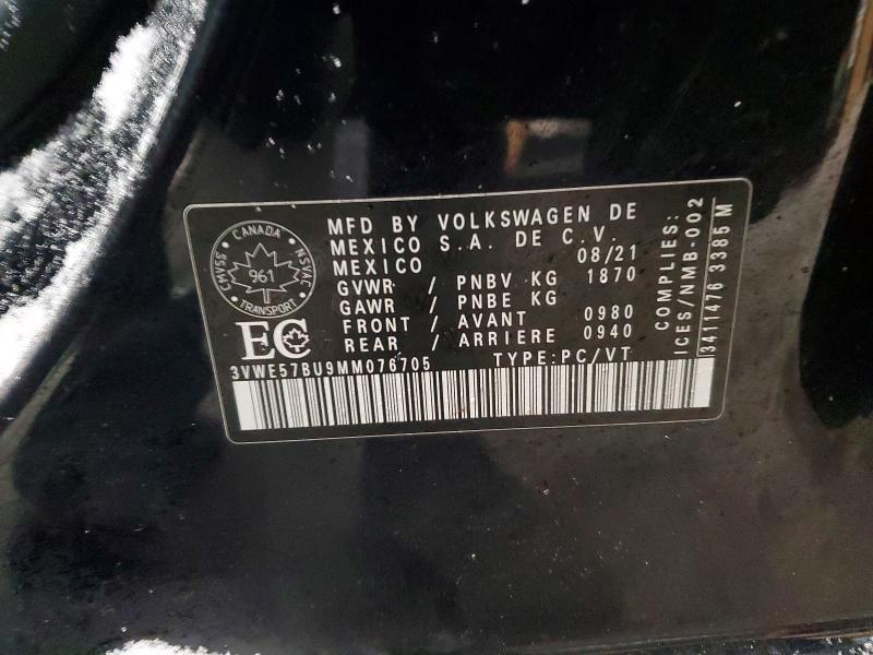 2021 Volkswagen Jetta Highline 1.4 t