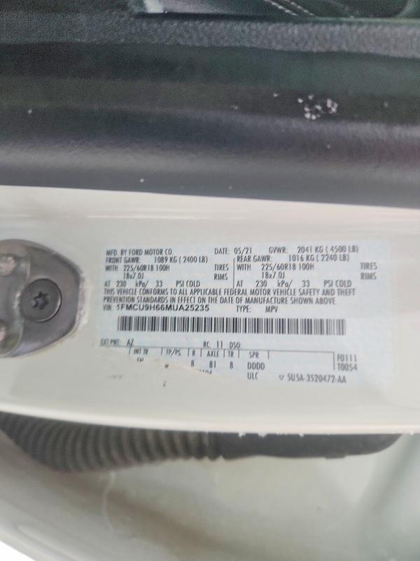 2021 Ford Escape sel