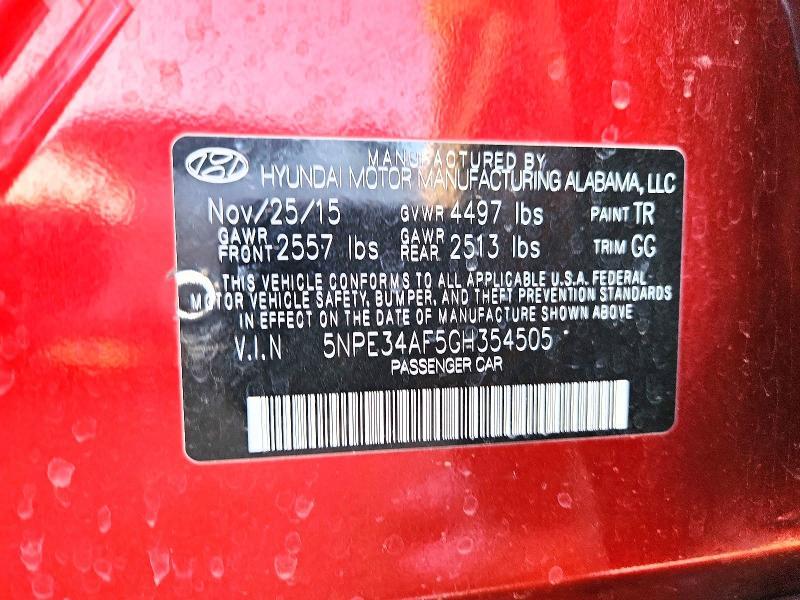 2016 Hyundai Sonata Sport