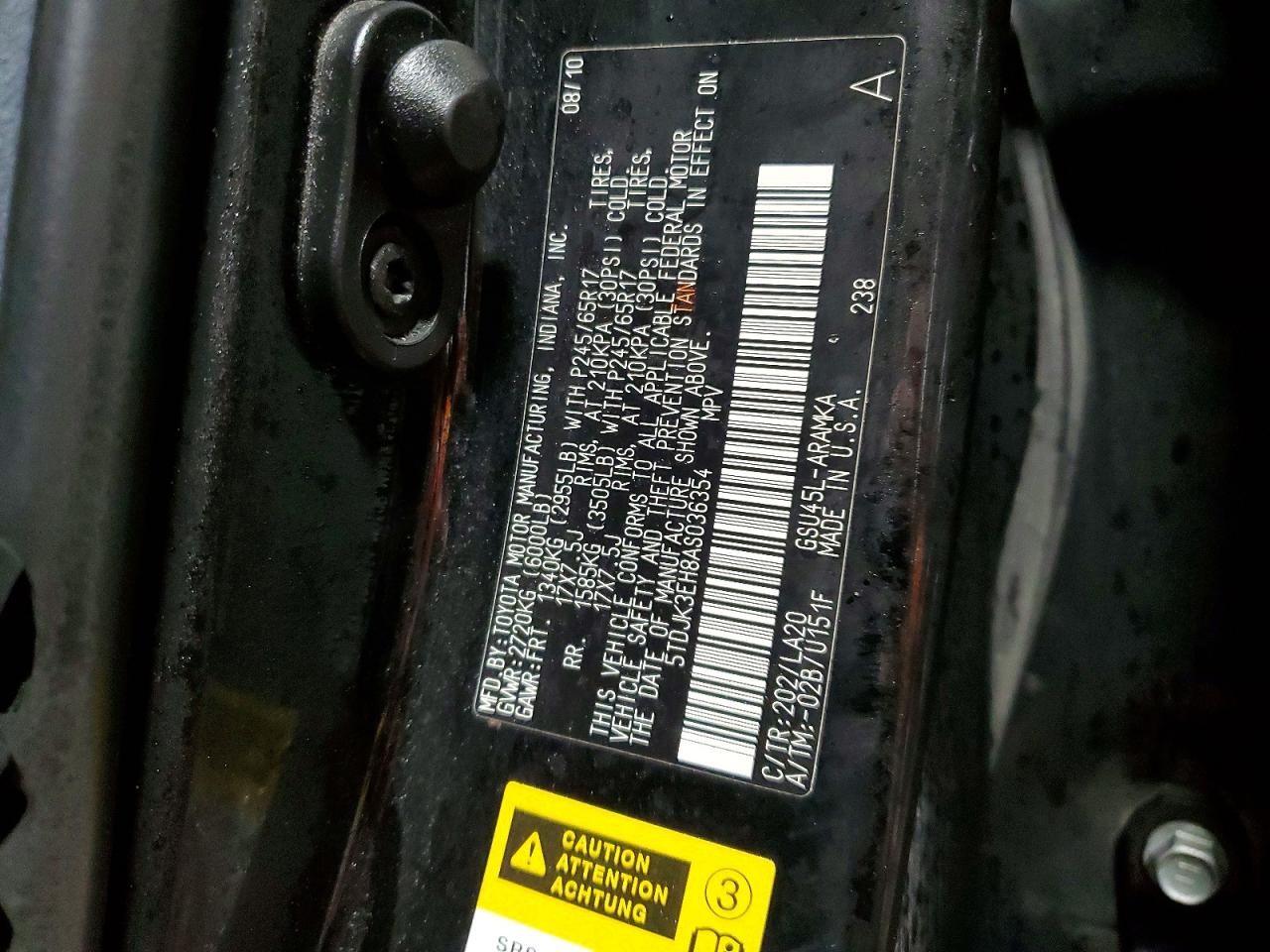 2010 Toyota Highlander se