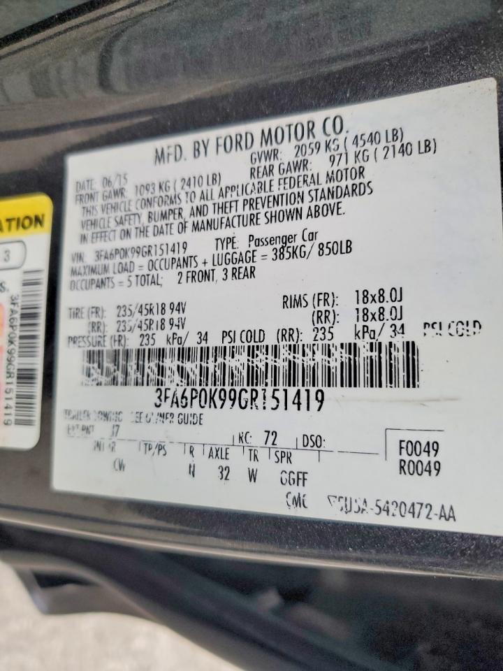 2016 Ford Fusion Titanium