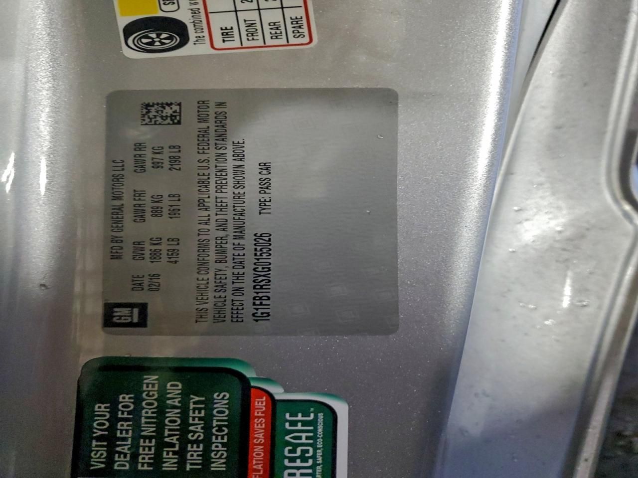 2016 Chevrolet Camaro lt