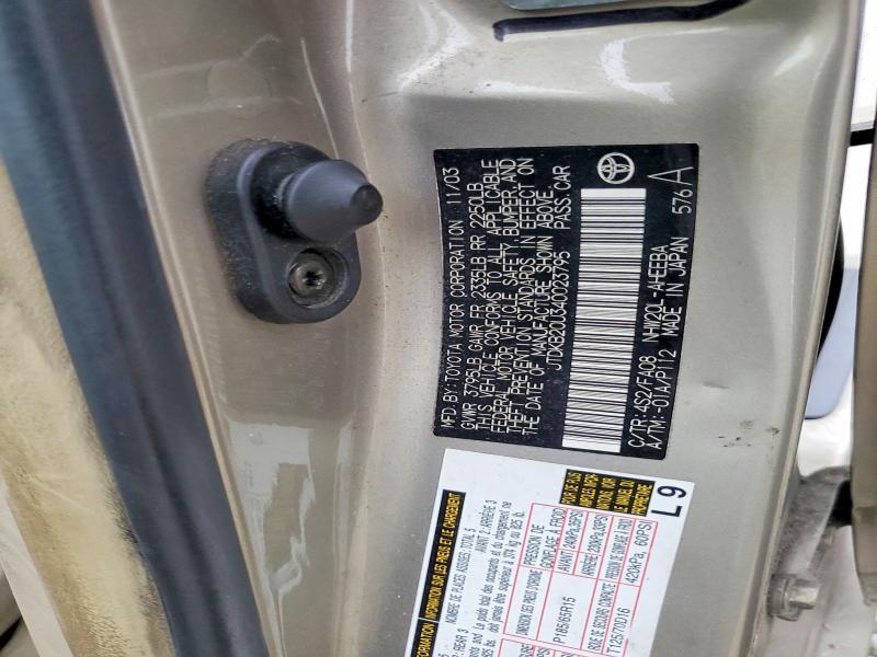 2004 Toyota Prius Base