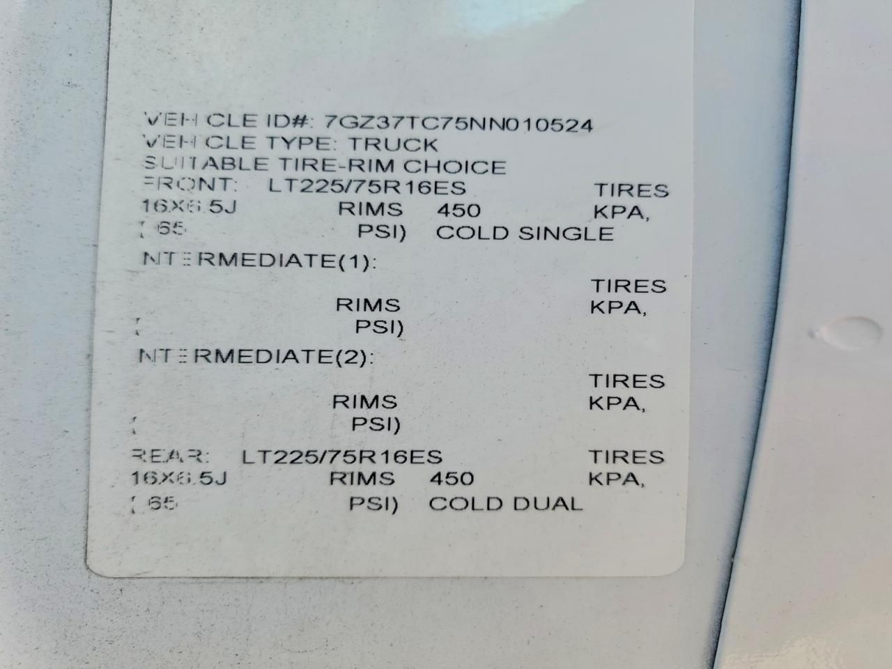 2022 GMC Savana CUT-BOX Truck