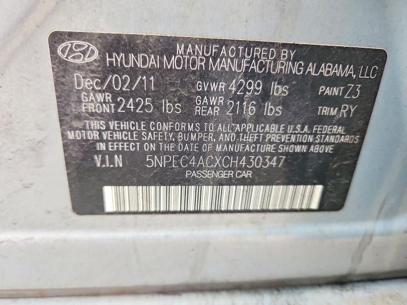 2012 Hyundai Sonata se