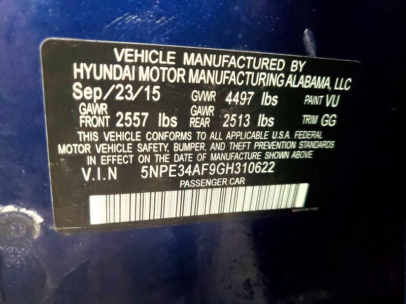 2016 Hyundai Sonata Sport