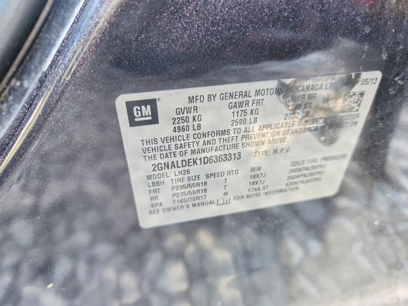 2013 Chevrolet Equinox lt