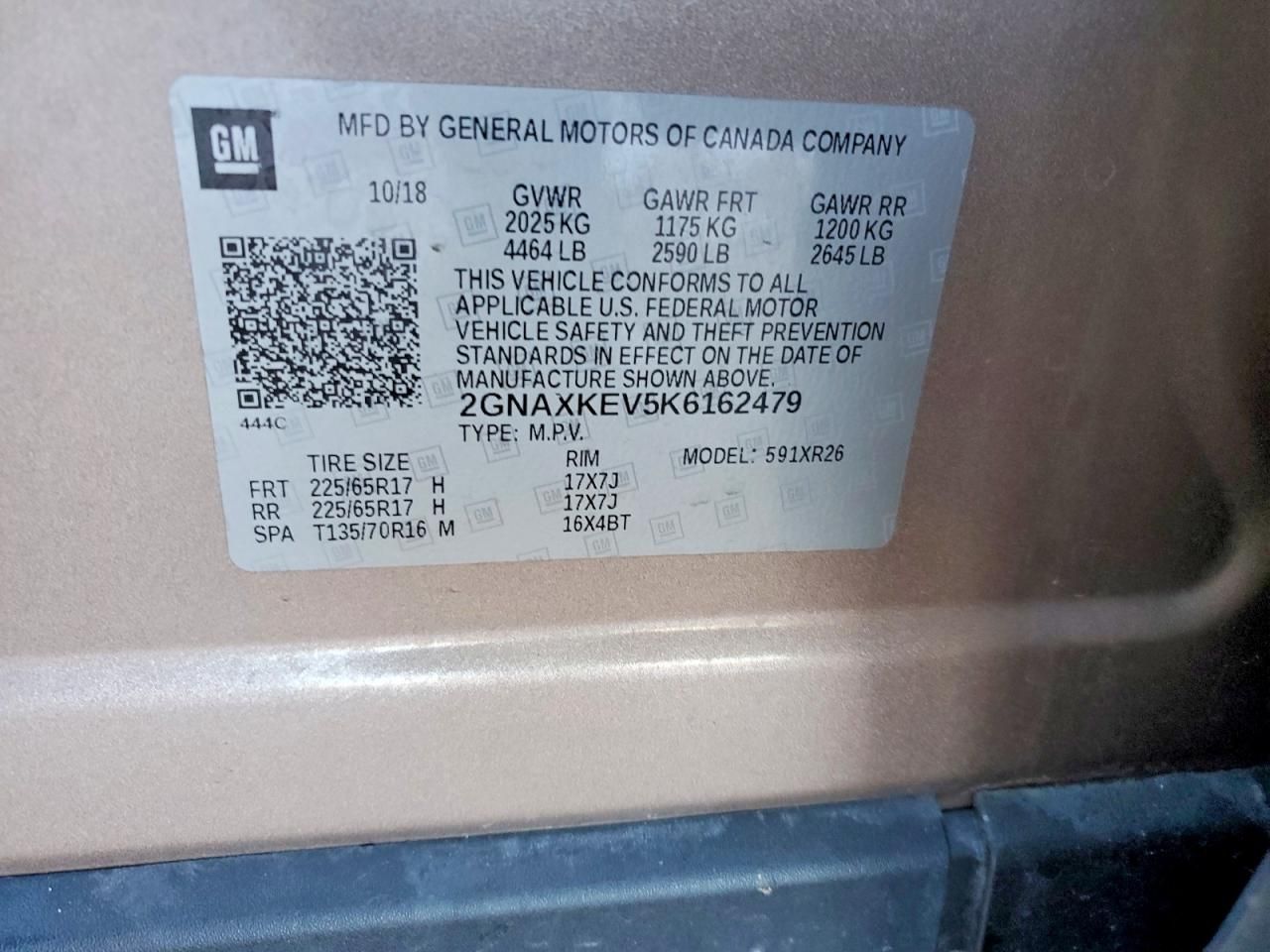 2019 Chevrolet Equinox lt