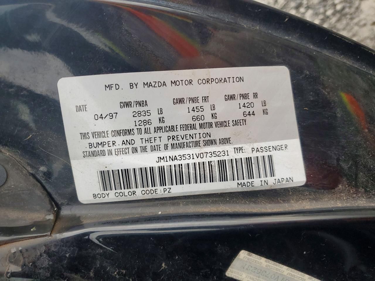 1997 Mazda Mx-5 Miata