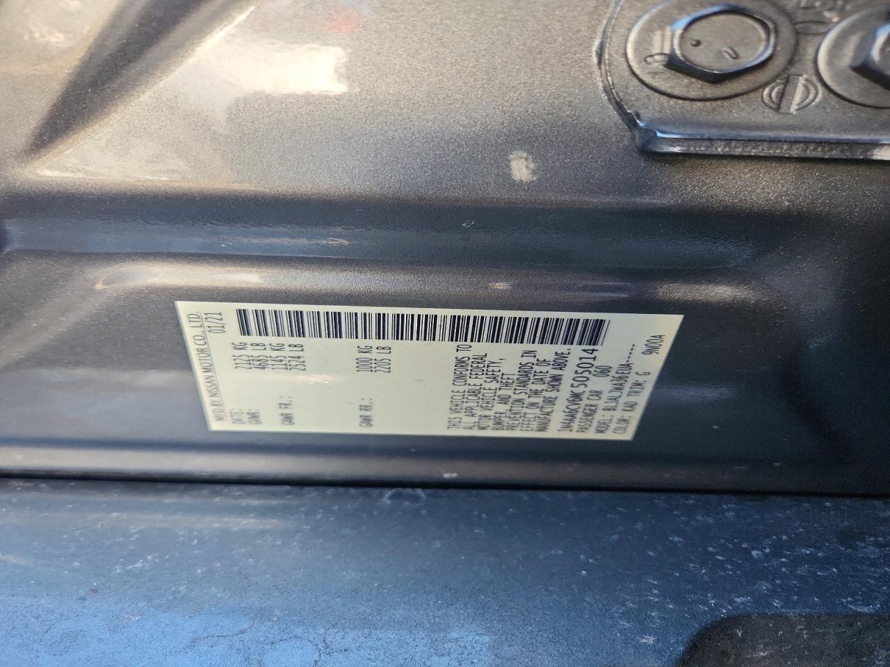 2021 Nissan Maxima sv