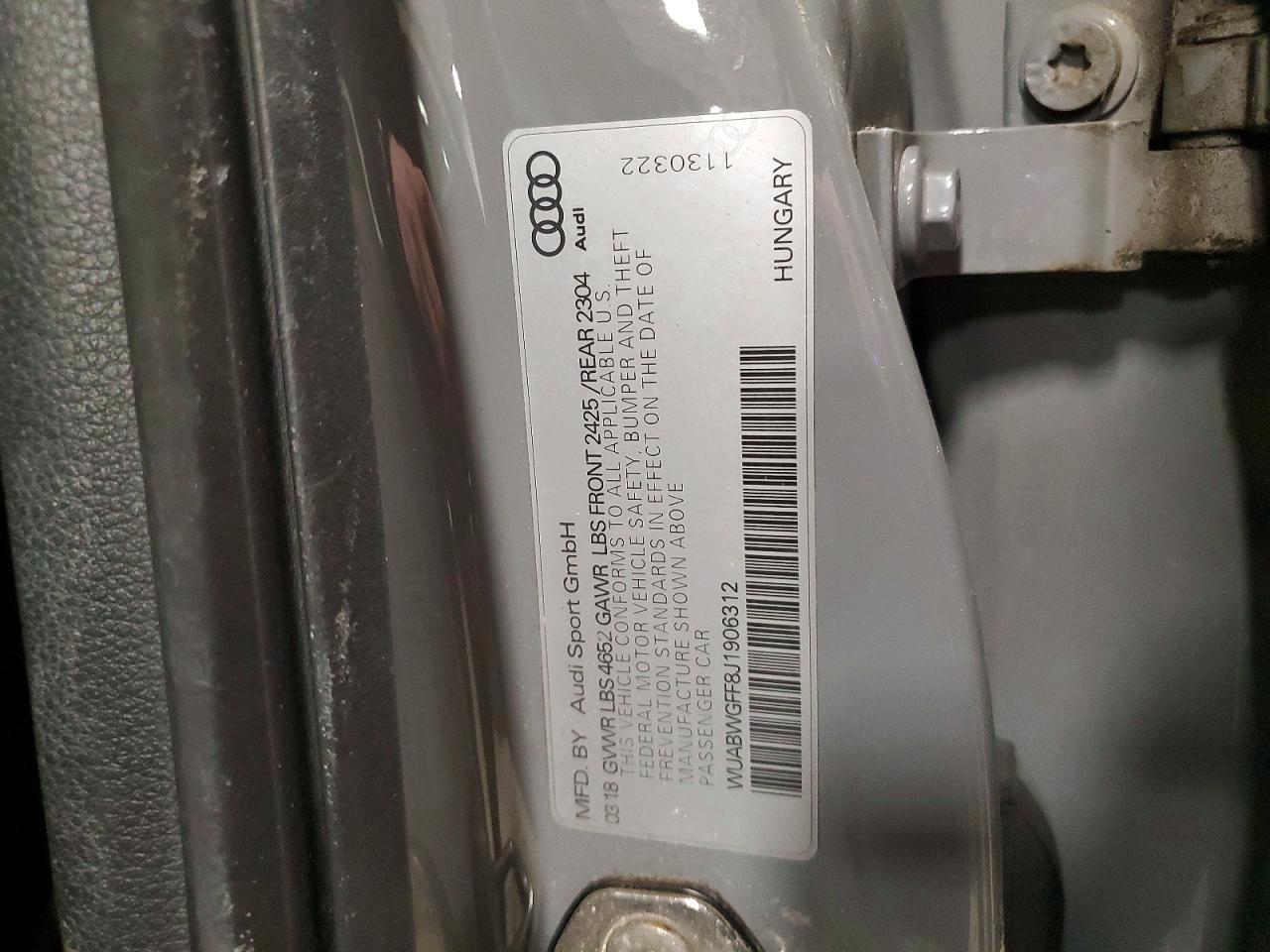 2018 Audi RS3