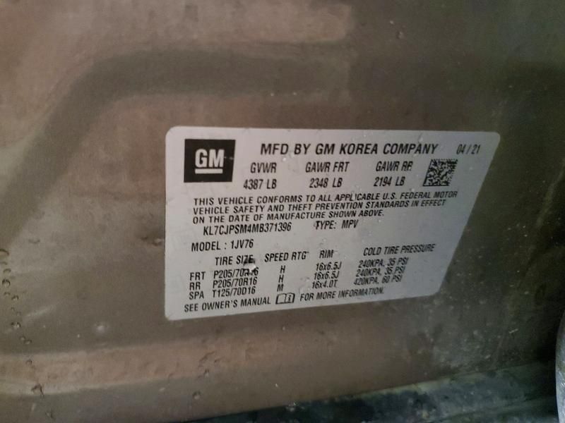 2021 Chevrolet Trax 1LT