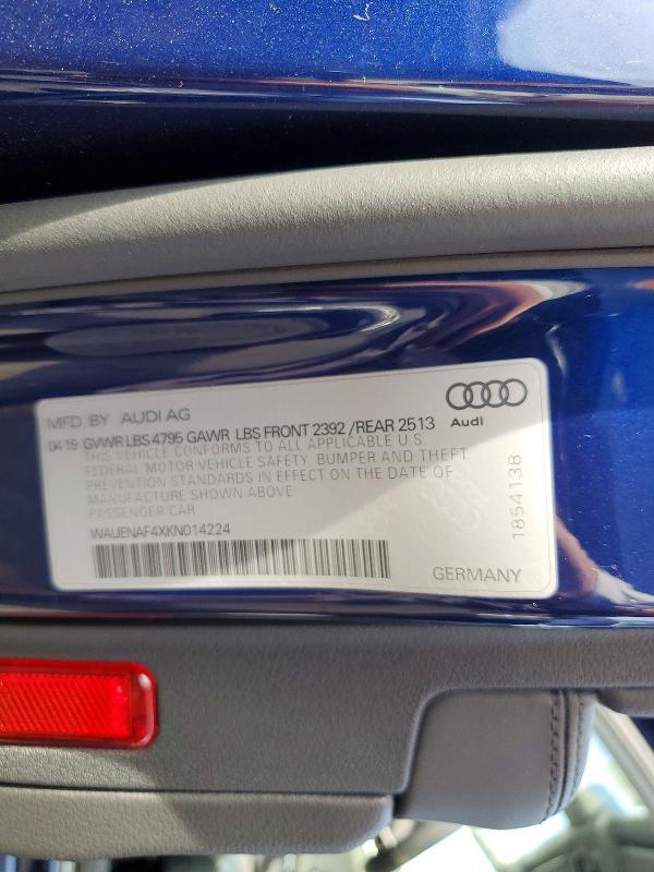 2019 Audi A4 Premium Plus