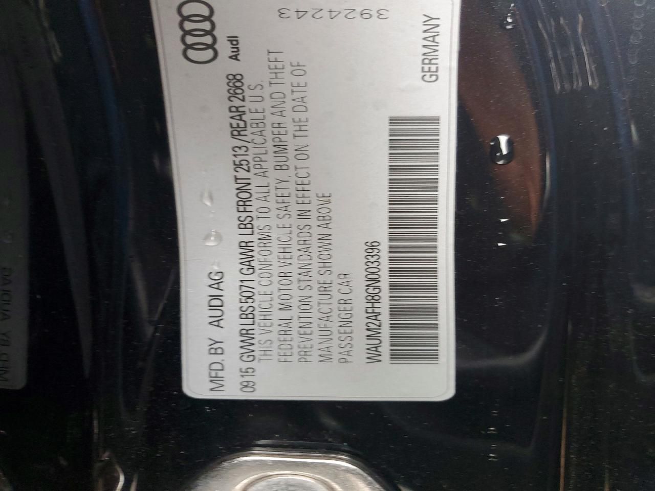 2016 Audi A5 Premium Plus S-line