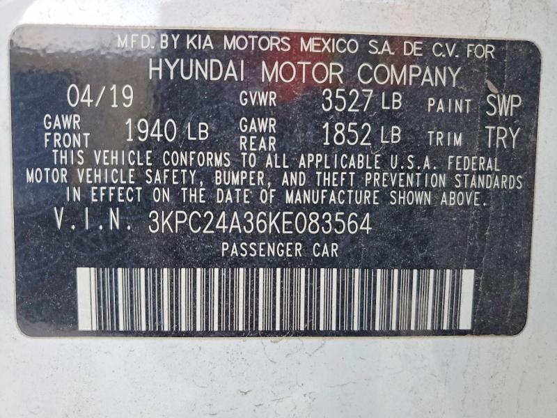 2019 Hyundai Accent se