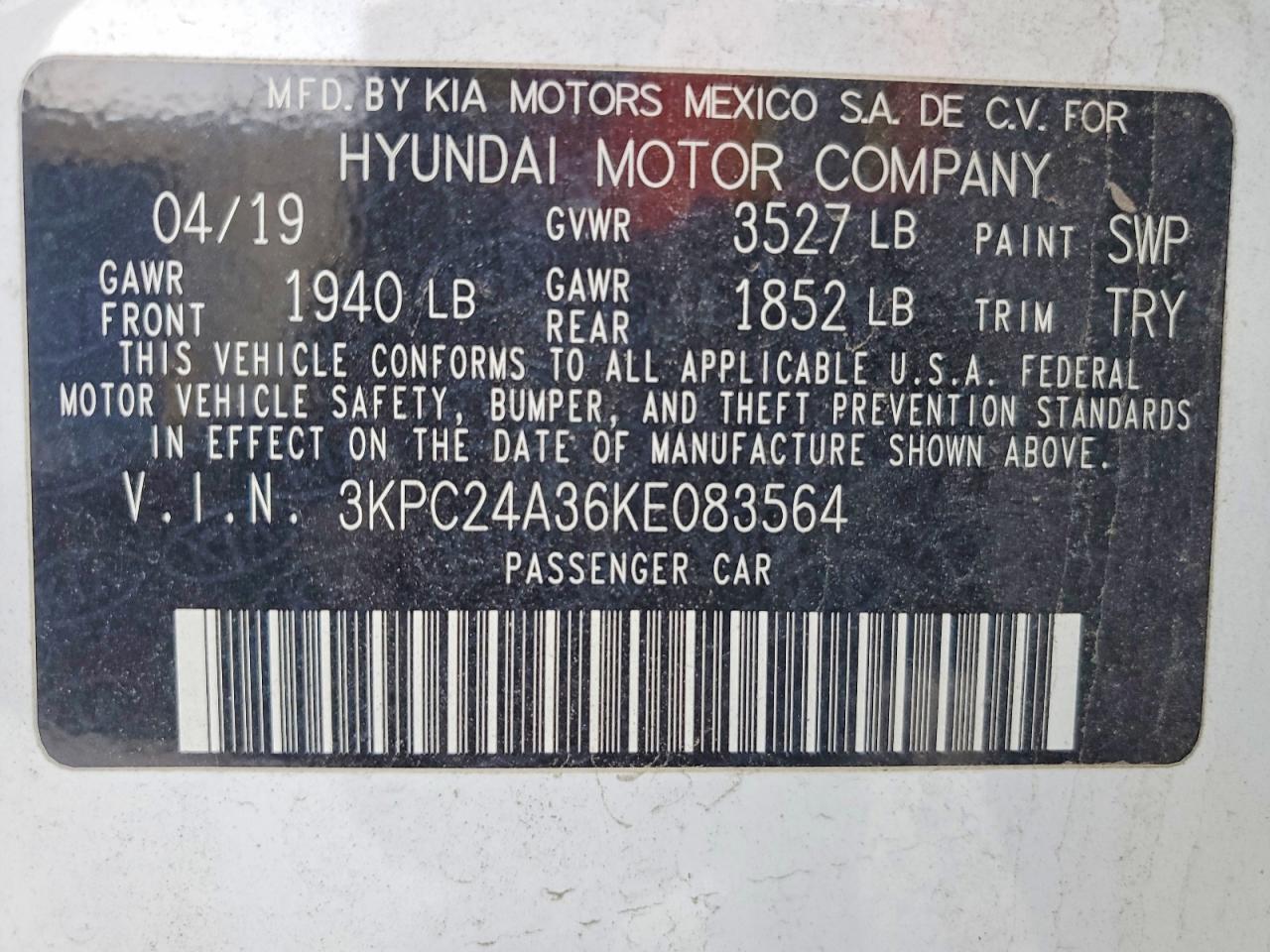 2019 Hyundai Accent se
