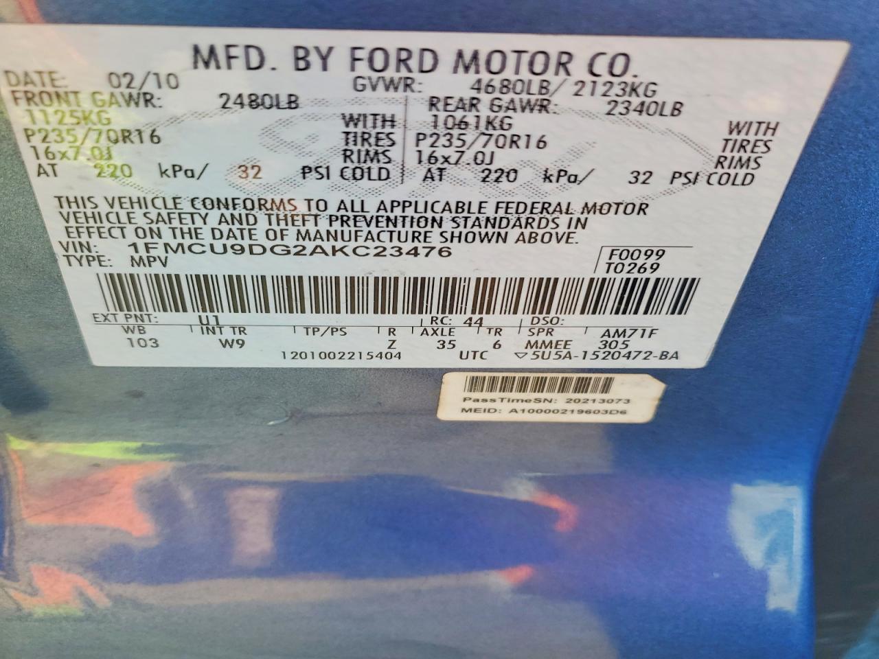 2010 Ford Escape xlt